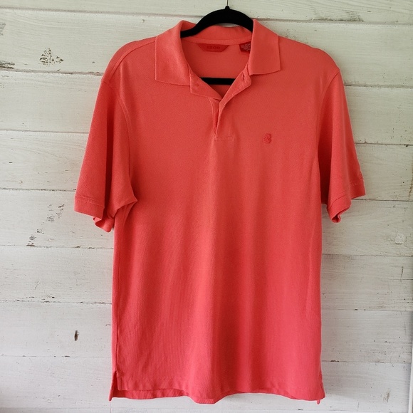 salmon colored polo